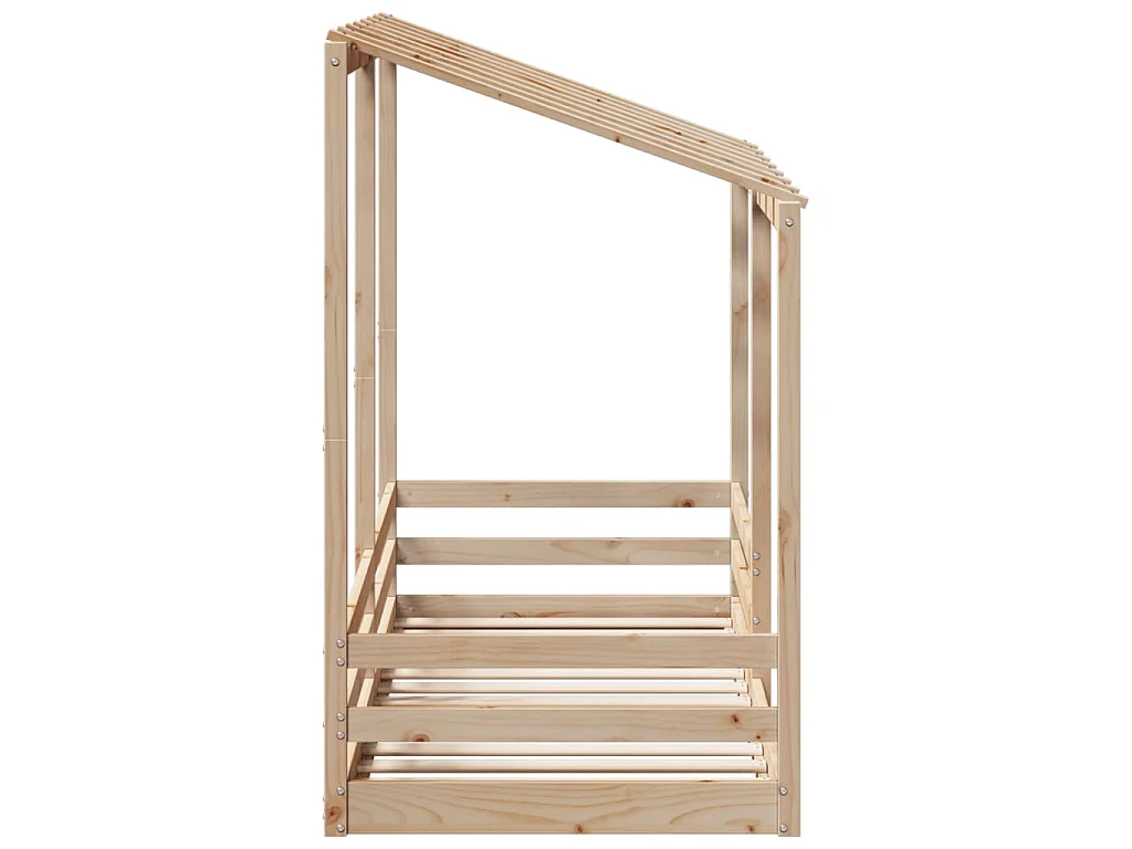 Lit pour enfants sans matelas 90x190 cm bois pin massif