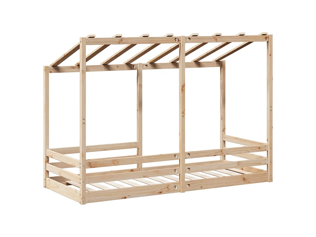Lit pour enfants sans matelas 90x190 cm bois pin massif