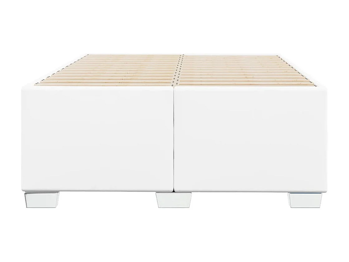 Bedframe zonder matras 120x190 cm kunstleer wit