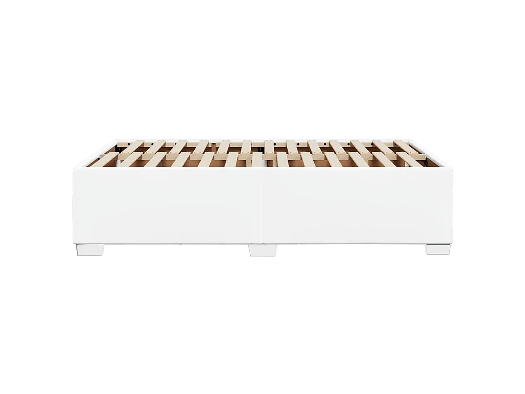 Giroletto senza Materasso Bianco 120x190 cm Similpelle