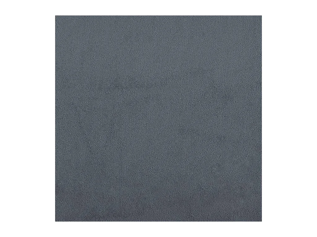 Cadre de lit sans matelas gris foncé 80x200 cm velours