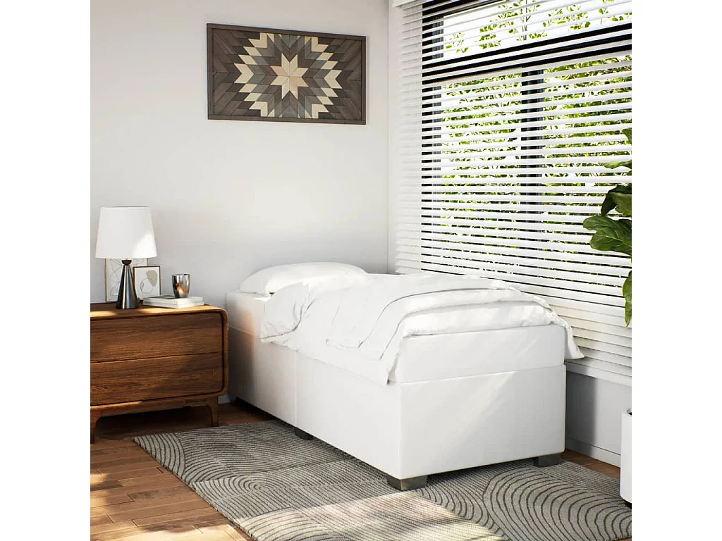 Giroletto Bianco 90x190 cm in Similpelle