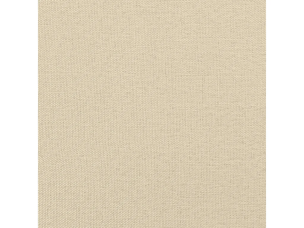 Cadre de lit sans matelas crème 120x200 cm tissu