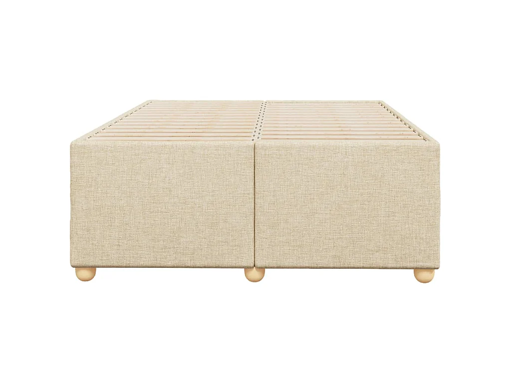 Giroletto senza Materasso Crema 120x200 cm Tessuto