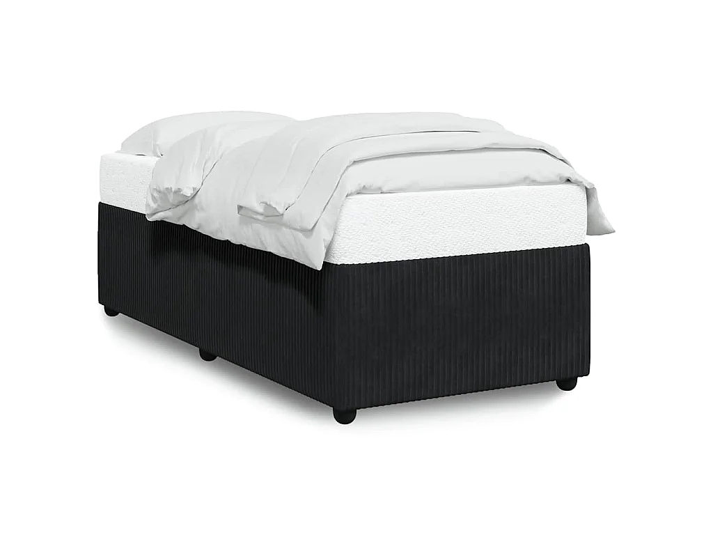 Bettgestell Schwarz 90x190 cm Samt