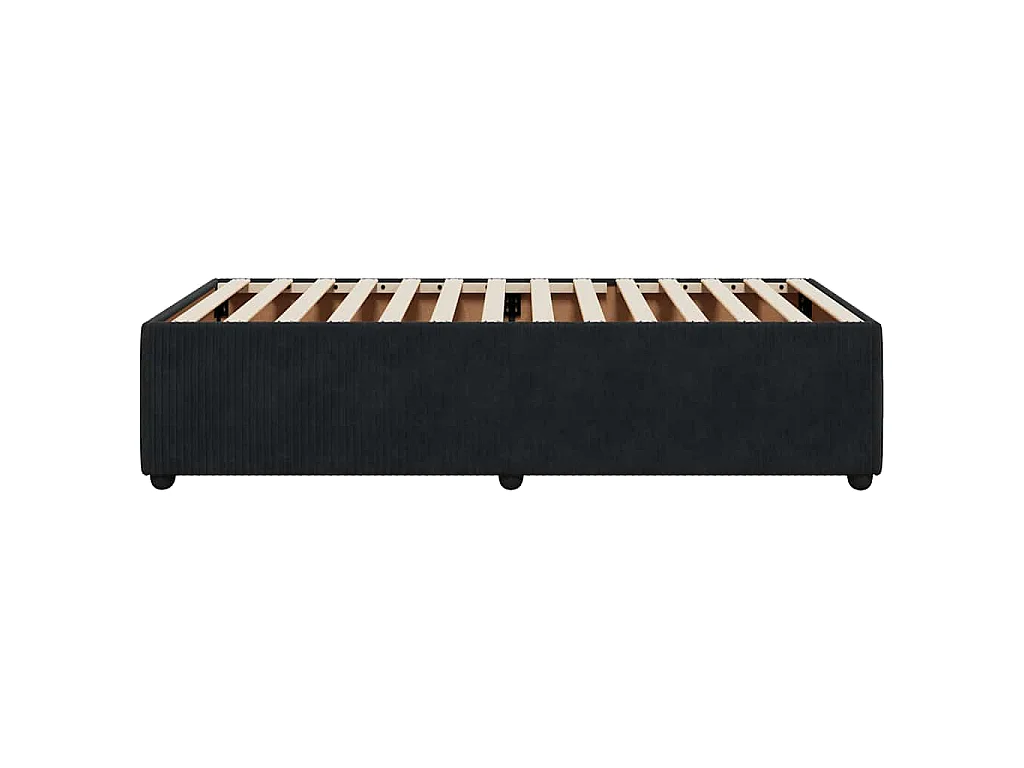 Bettgestell Schwarz 90x190 cm Samt