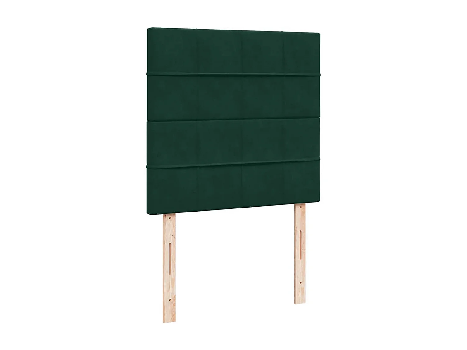 Sommier à lattes de lit avec matelas Vert foncé 90x190 cm