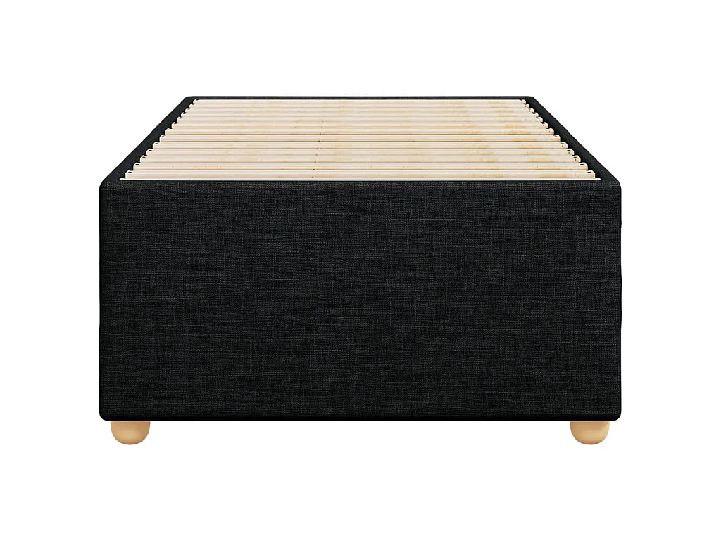Bedframe zonder matras 90x190 cm stof zwart