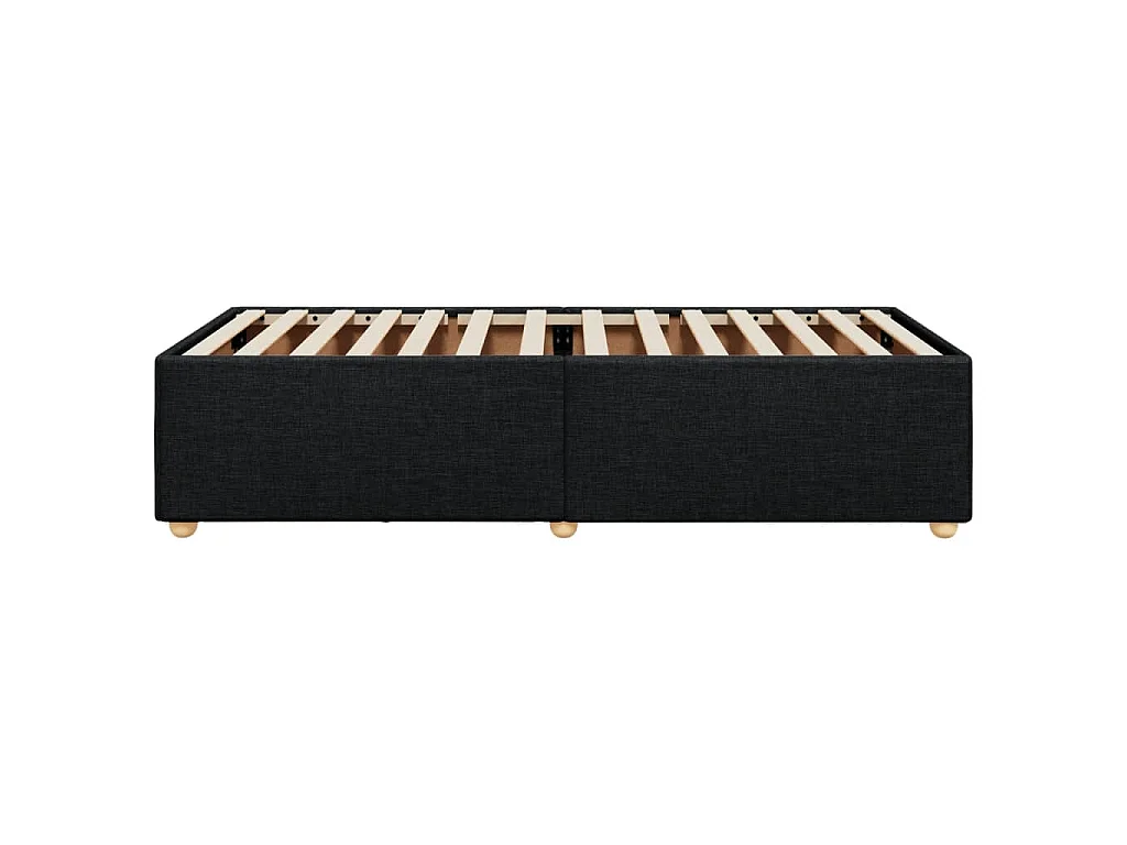 Bedframe zonder matras 90x190 cm stof zwart