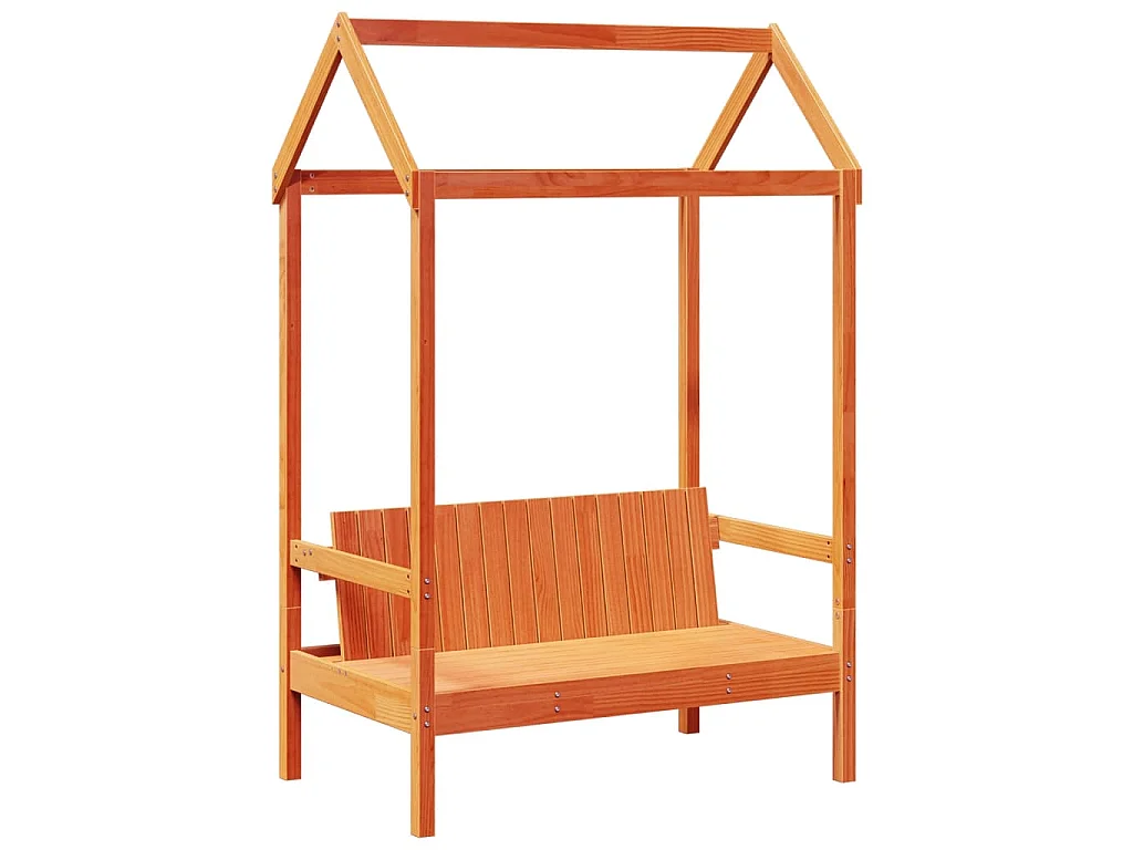 Ensemble de lit de jour avec toit sans matelas 90x200 cm