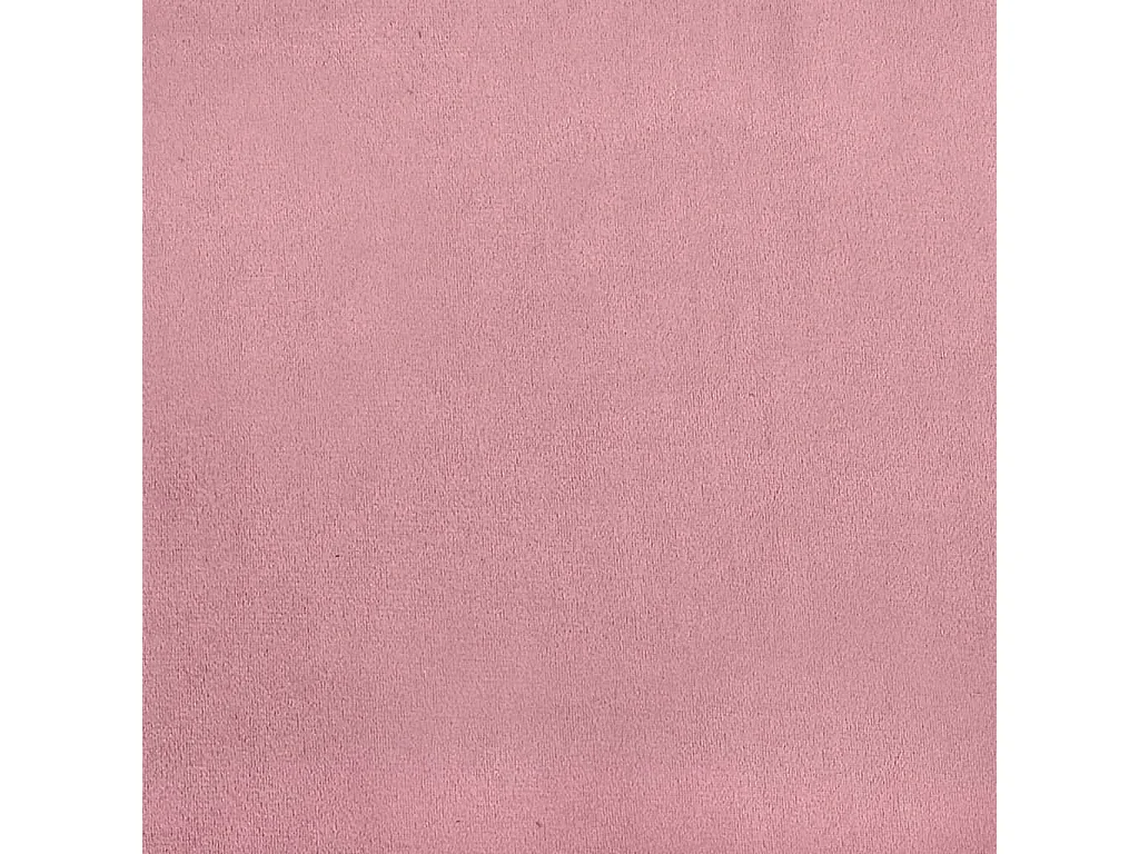Cadre de lit sans matelas rose 90x200 cm velours