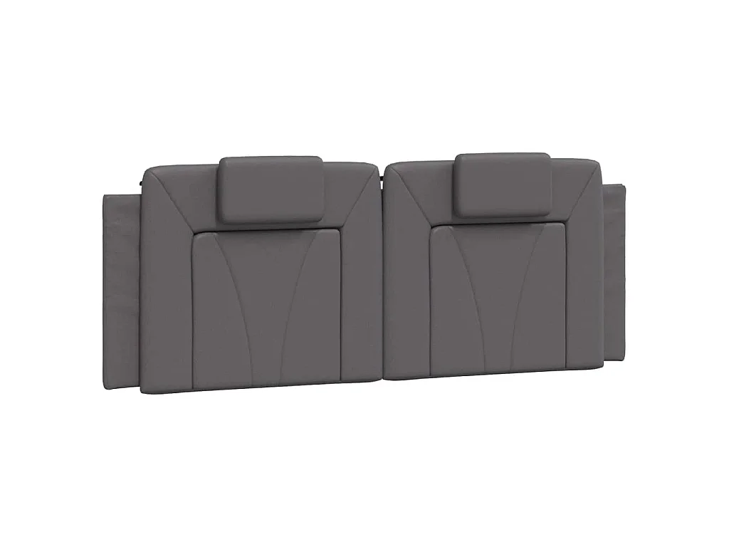 Bedframe "Viana" met LED zonder matras grijs 140x190 cm