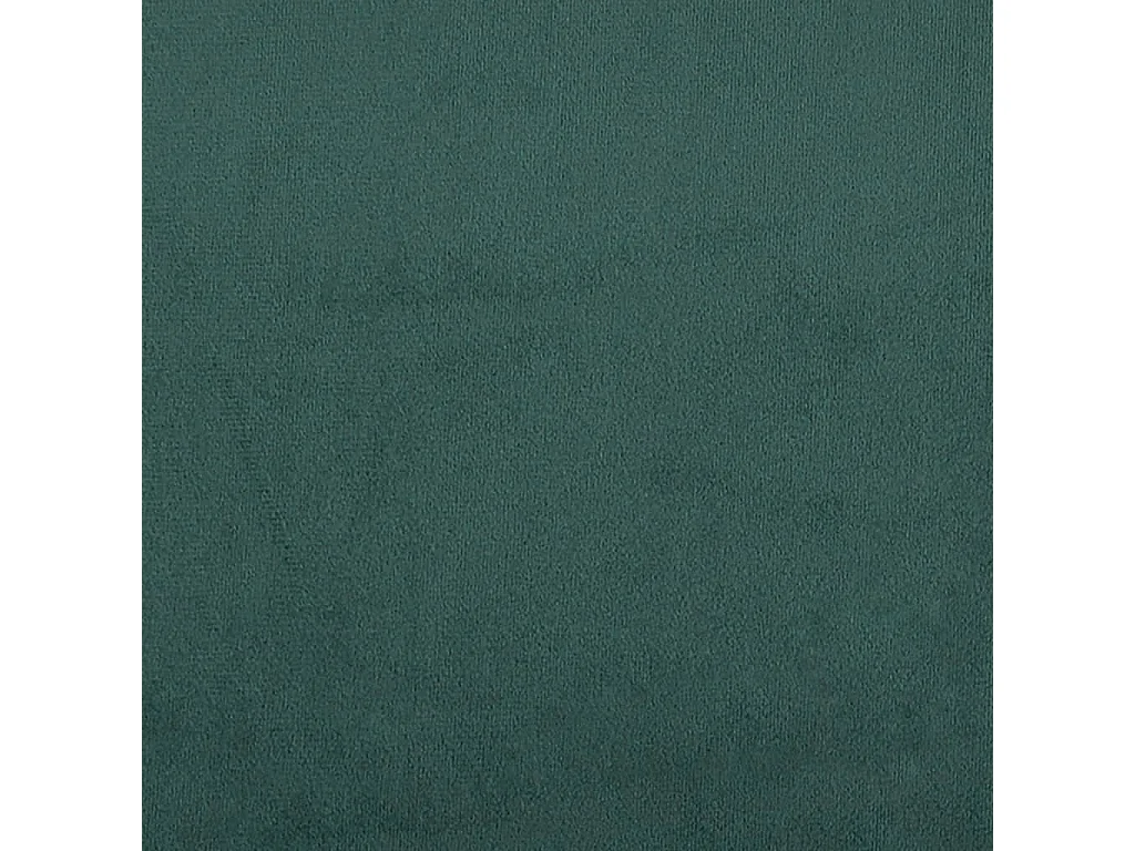 Giroletto senza Materasso Verde Scuro 200x200 cm in Velluto