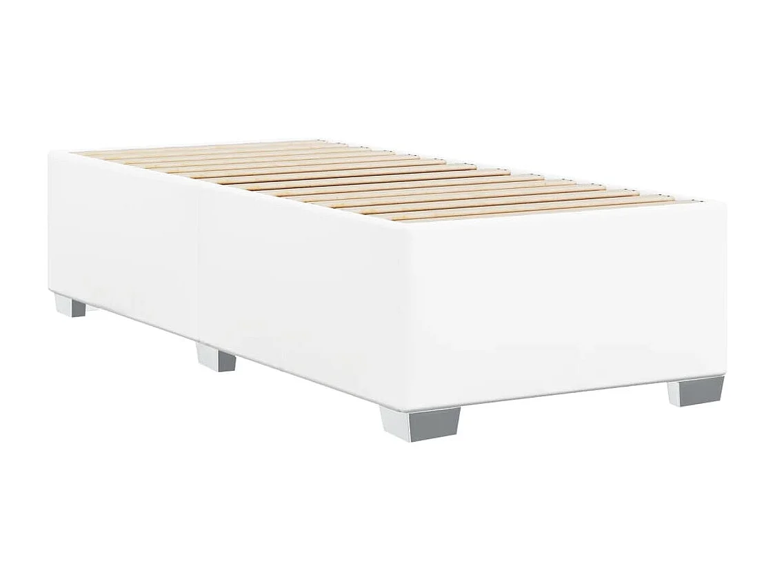 Cadre de lit sans matelas blanc 80x200 cm similicuir