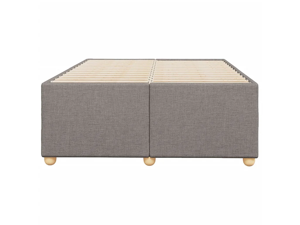 Bedframe zonder matras 120x190 cm stof taupe