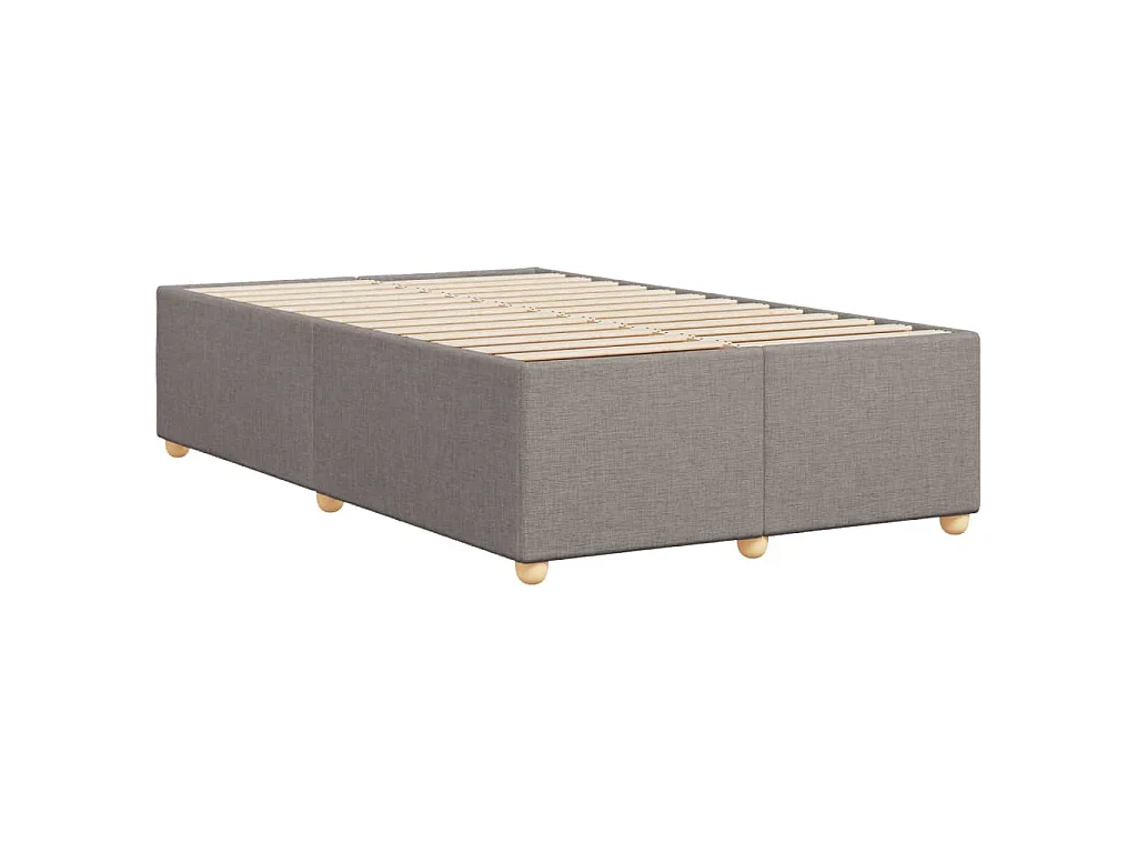 Bedframe zonder matras 120x190 cm stof taupe