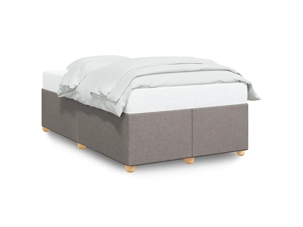 Bedframe zonder matras 120x190 cm stof taupe