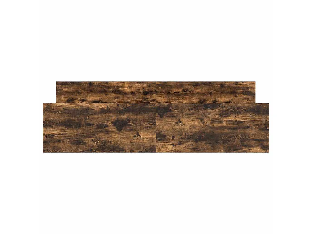 Bedframe met hoofd- en voeteneinde gerookt eiken 180x200 cm