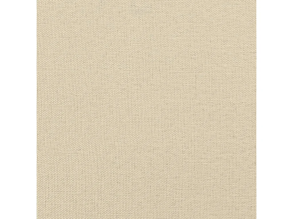 Bettgestell ohne Matratze Creme 90x200 cm Stoff