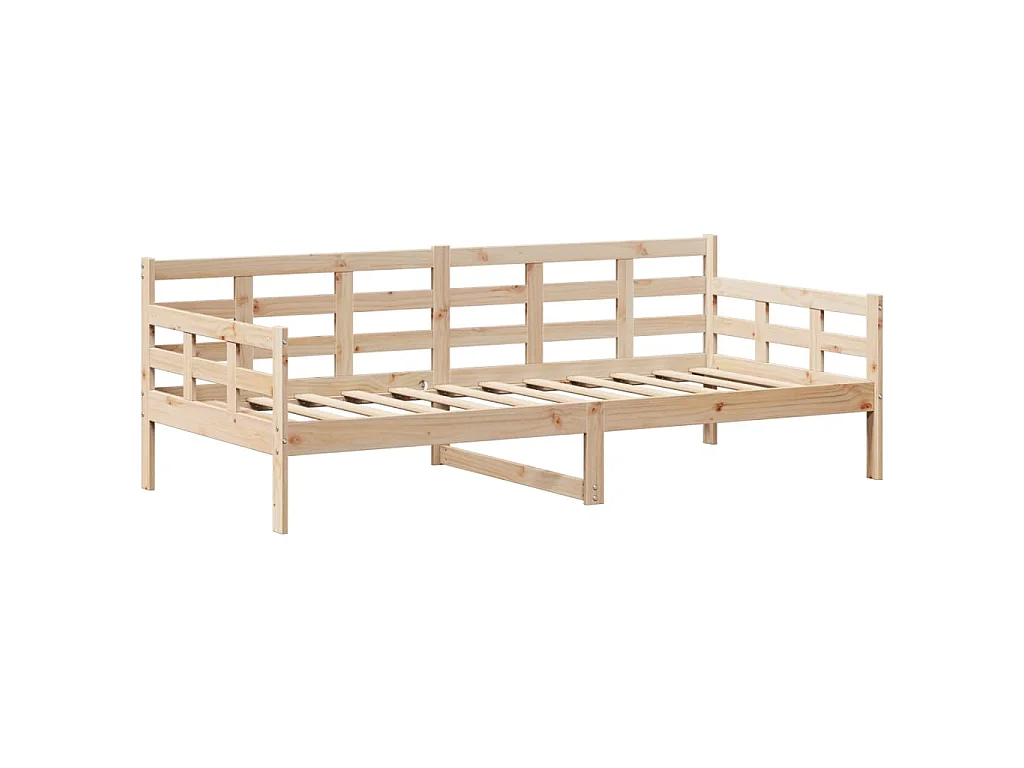 Dormeuse con Tetto 80x200 cm in Legno Massello di Pino