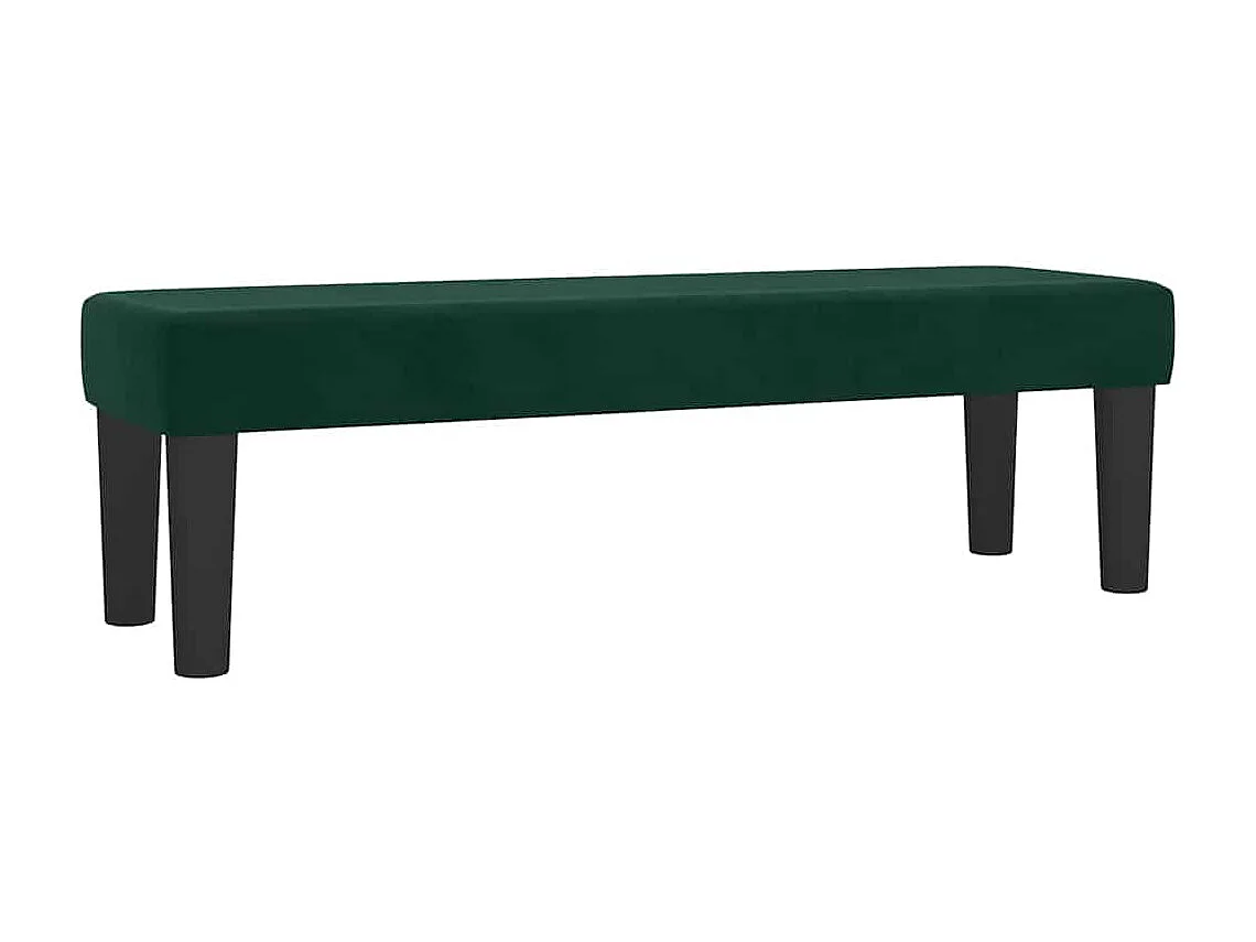 Sommier à lattes de lit et matelas Vert foncé 160x200cm Velours