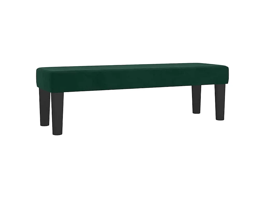 Sommier à lattes de lit et matelas Vert foncé 160x200cm Velours