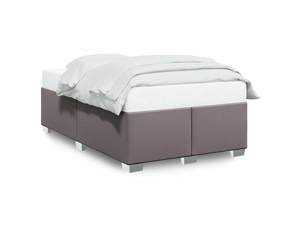 Giroletto senza Materasso Grigio 120x190 cm Similpelle