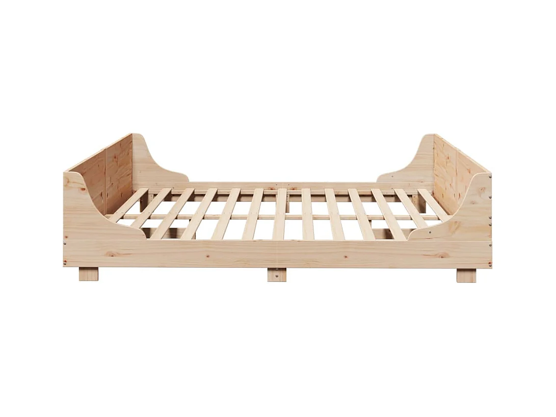 Bedframe zonder matras massief grenenhout 180x200 cm