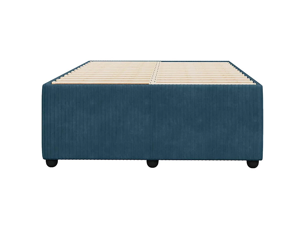 Bettgestell Blau 120x200 cm Samt