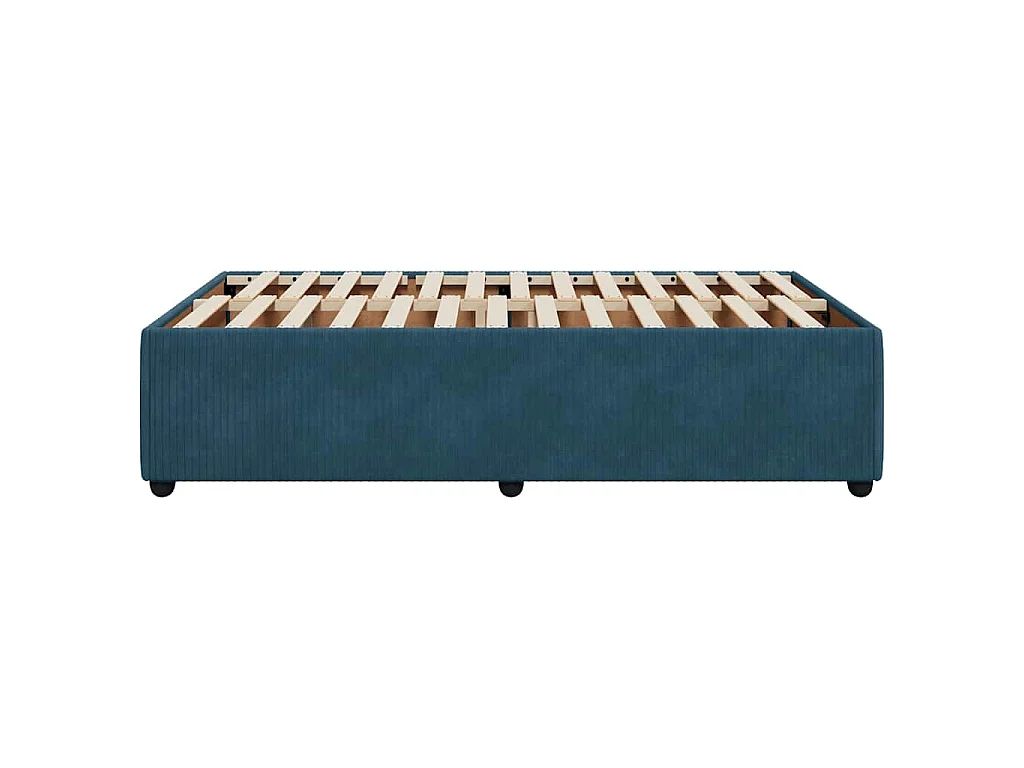 Bettgestell Blau 120x200 cm Samt