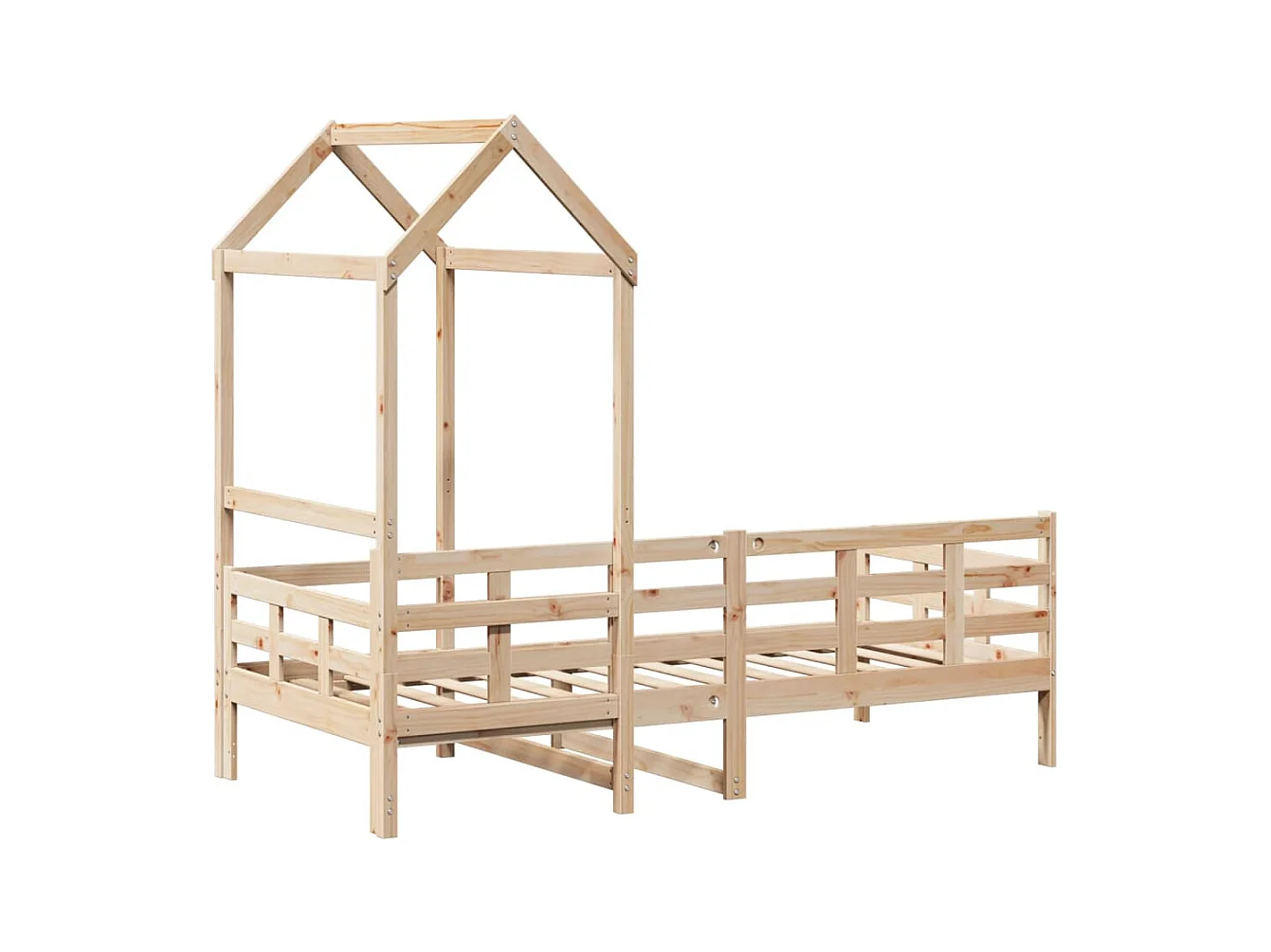 Slaapbank met huisje 90x200 cm massief grenenhout