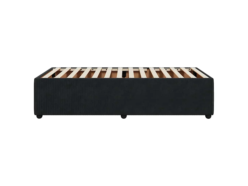 Bettgestell Schwarz 80x200 cm Samt