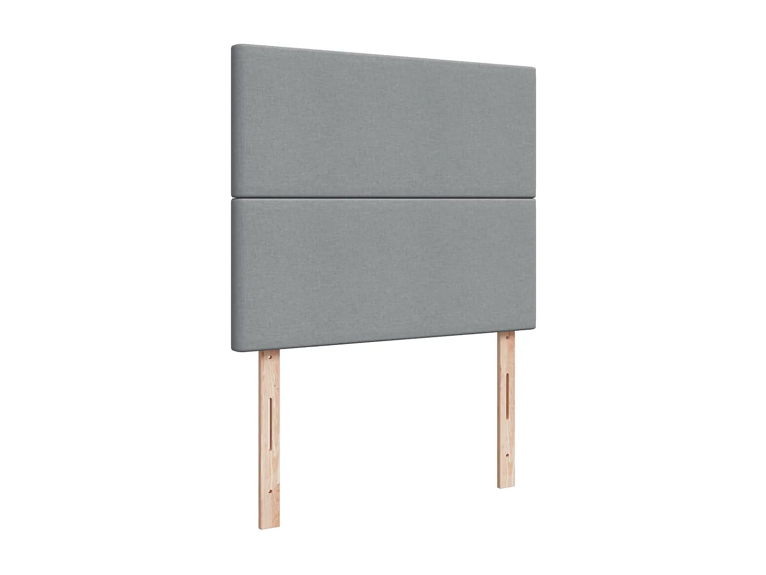 Sommier à lattes de lit avec matelas Gris clair 120x200cm Tissu