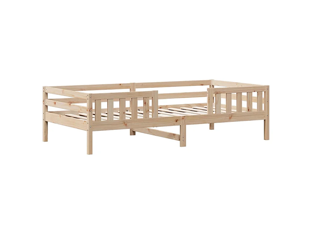 Cadre de lit avec toit sans matelas 75x190 cm
