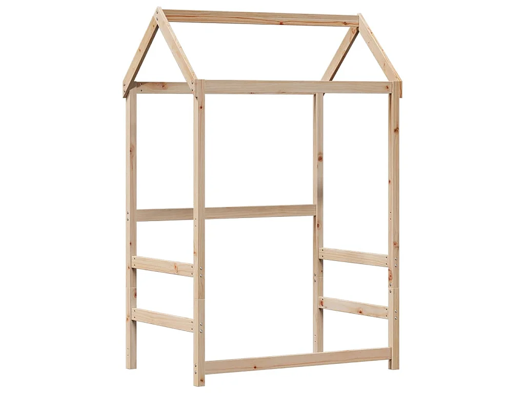 Cadre de lit avec toit sans matelas 75x190 cm