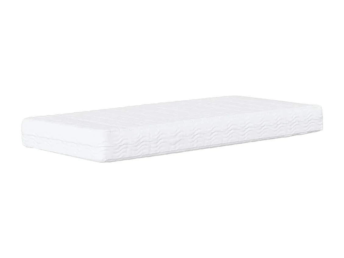 Lit Viana avec matelas gris 100x200 cm similicuir
