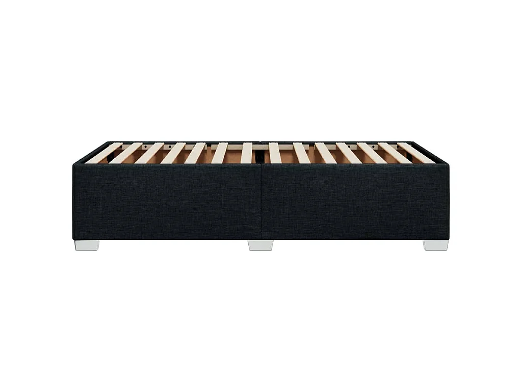 Bedframe zonder matras 90x190 cm stof zwart