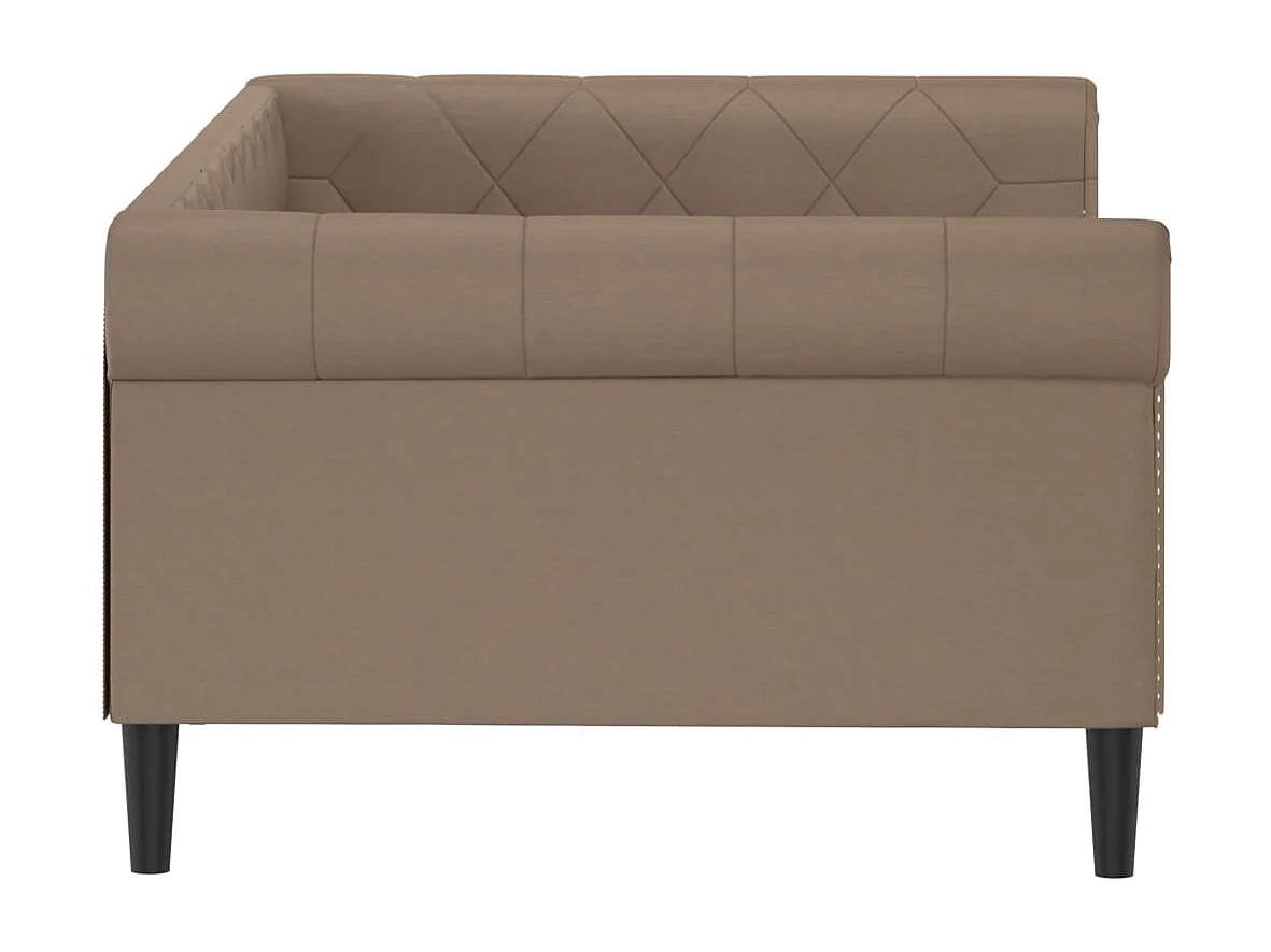 Letto da Giorno Cappuccino 100x200 cm in Similpelle