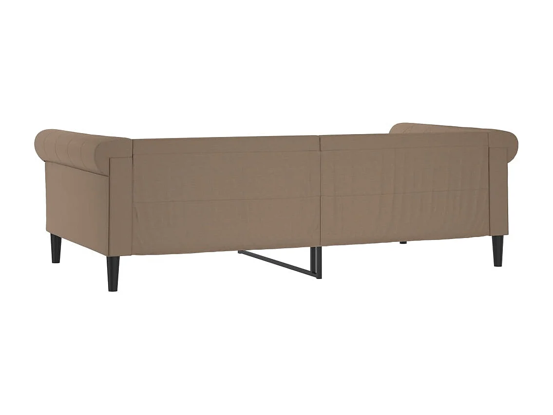 Letto da Giorno Cappuccino 100x200 cm in Similpelle