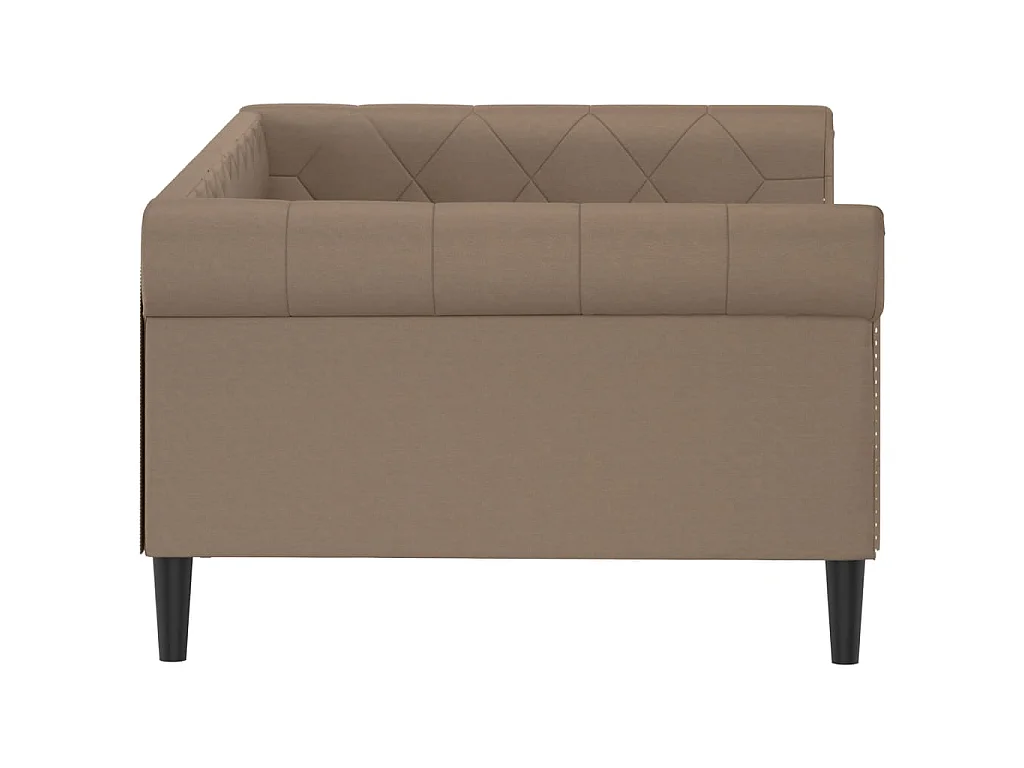 Lit de jour cappuccino 100x200 cm similicuir