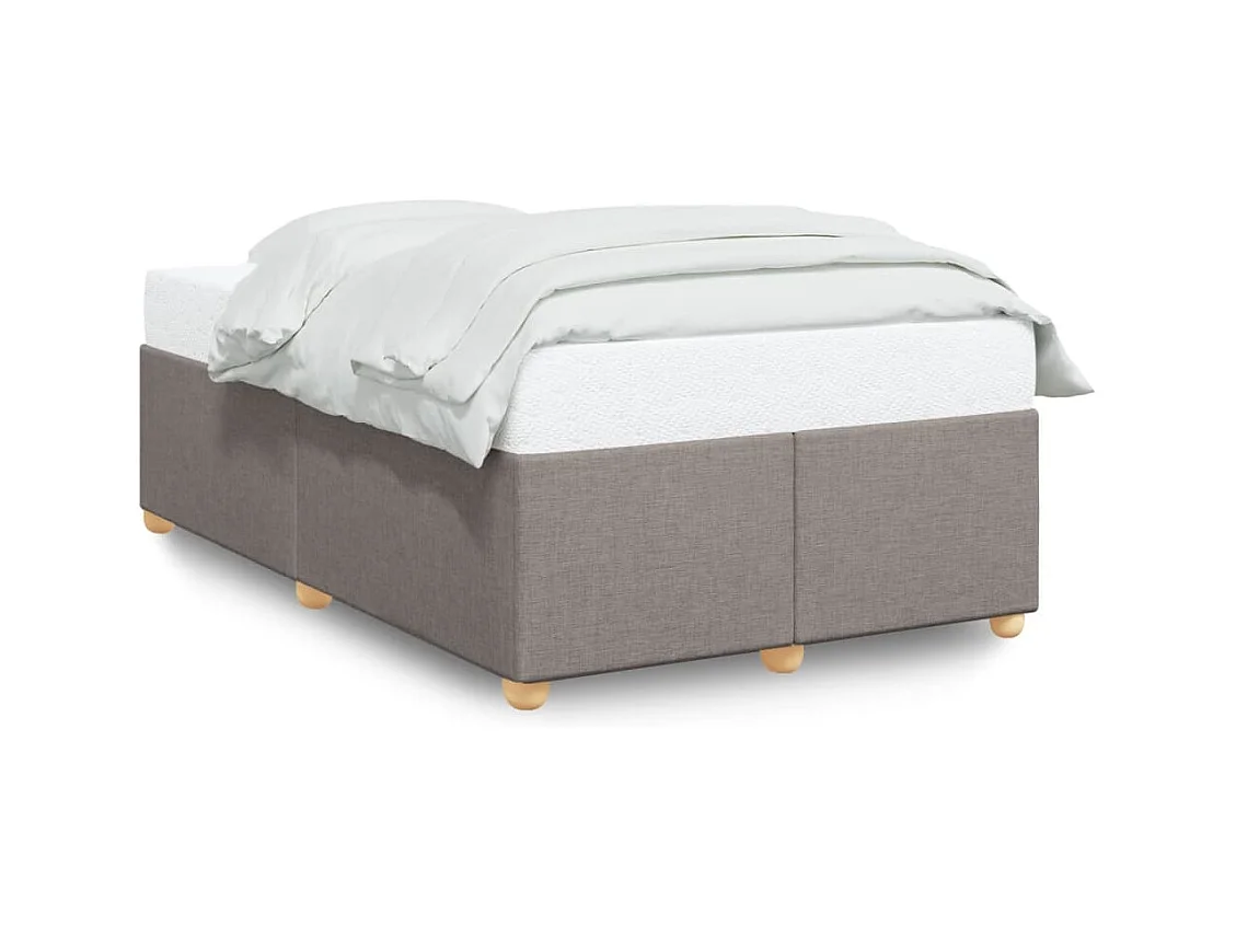 Bedframe zonder matras 120x200 cm stof taupe