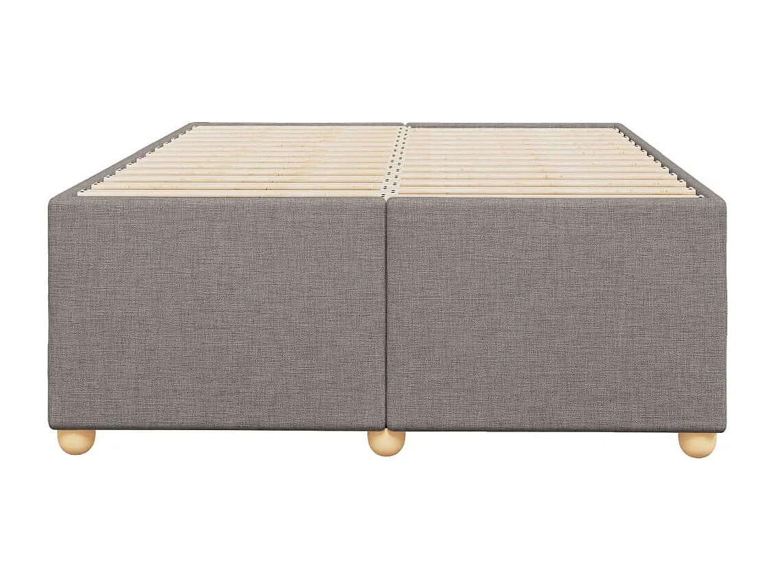 Bedframe zonder matras 120x200 cm stof taupe