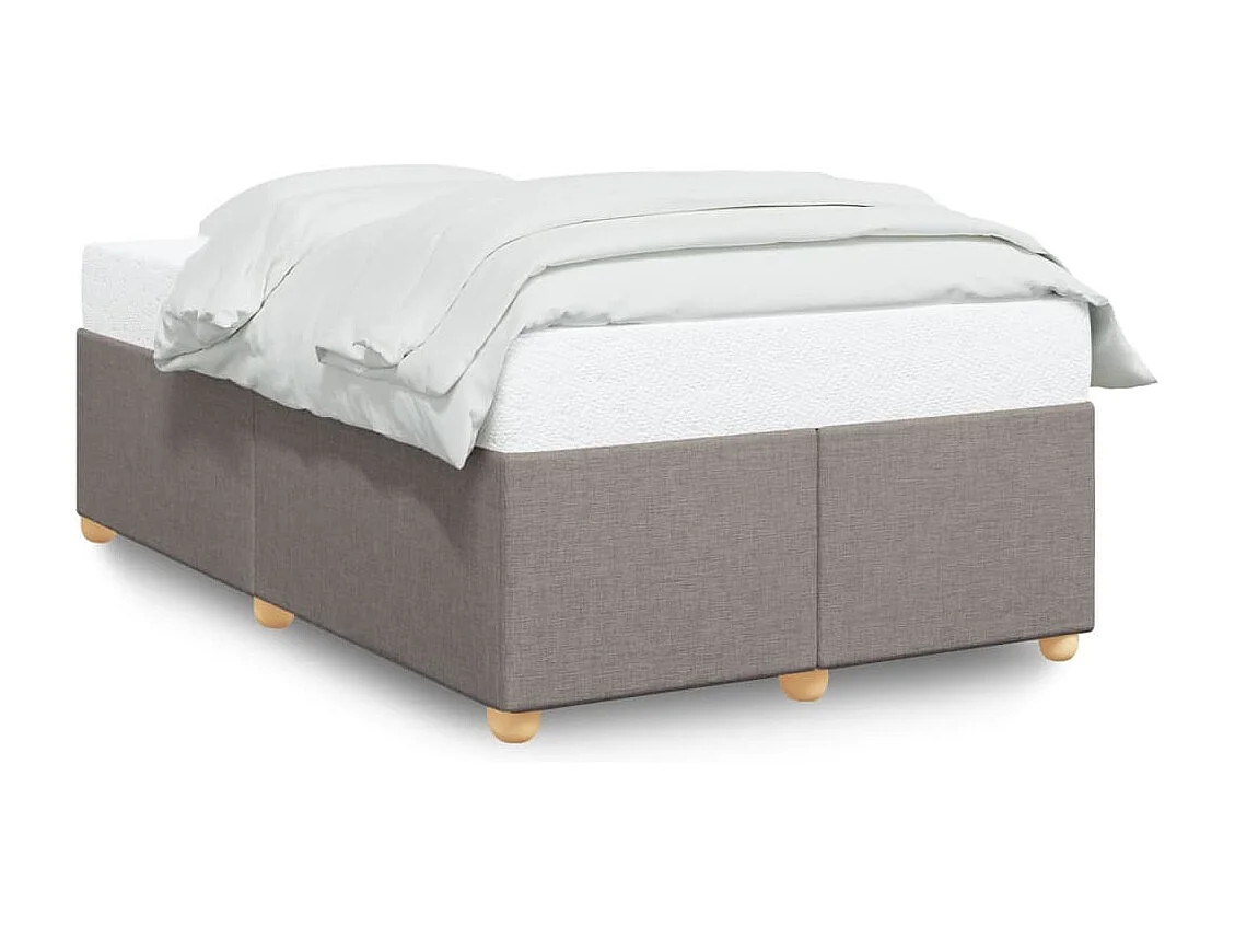 Bedframe zonder matras 120x200 cm stof taupe