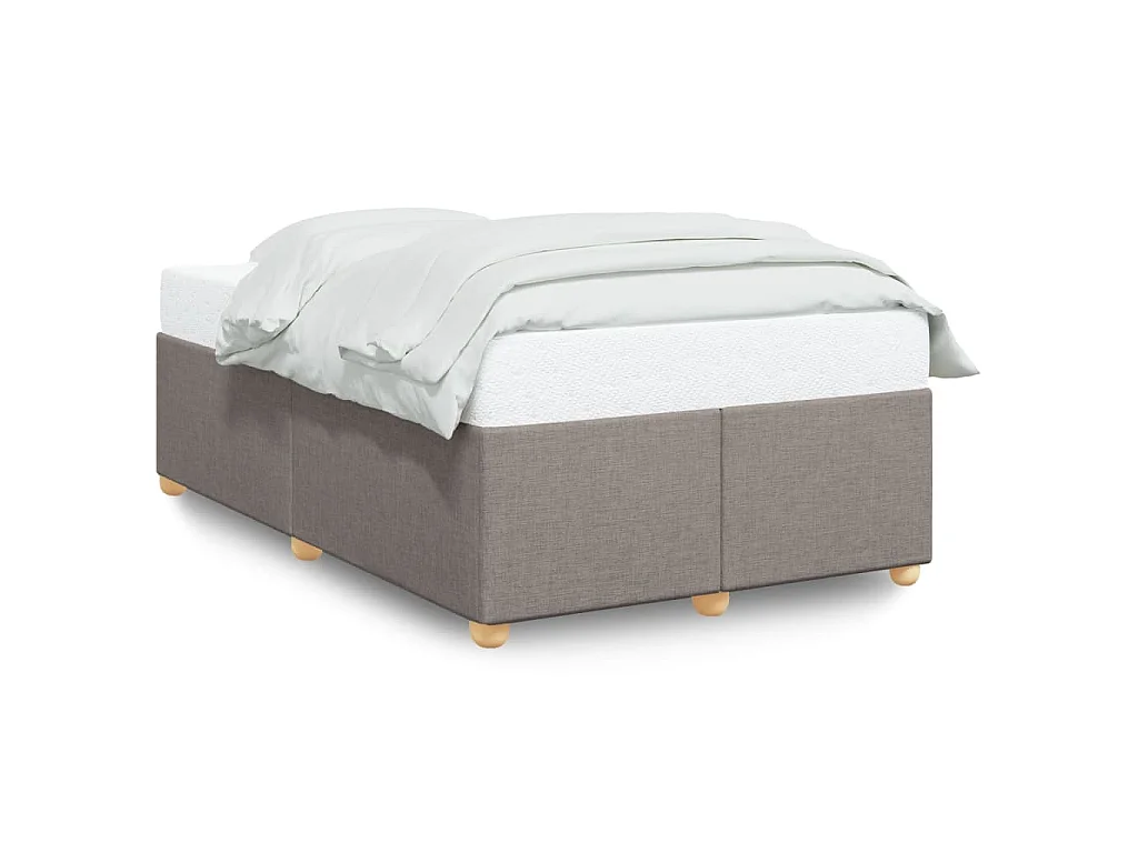 Bedframe zonder matras 120x200 cm stof taupe
