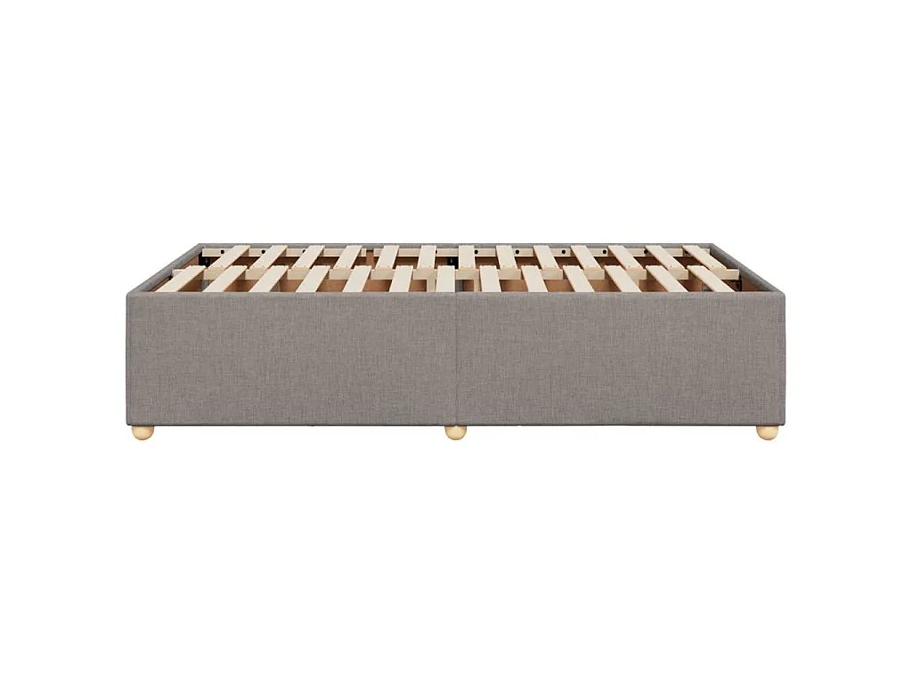 Bedframe zonder matras 120x200 cm stof taupe
