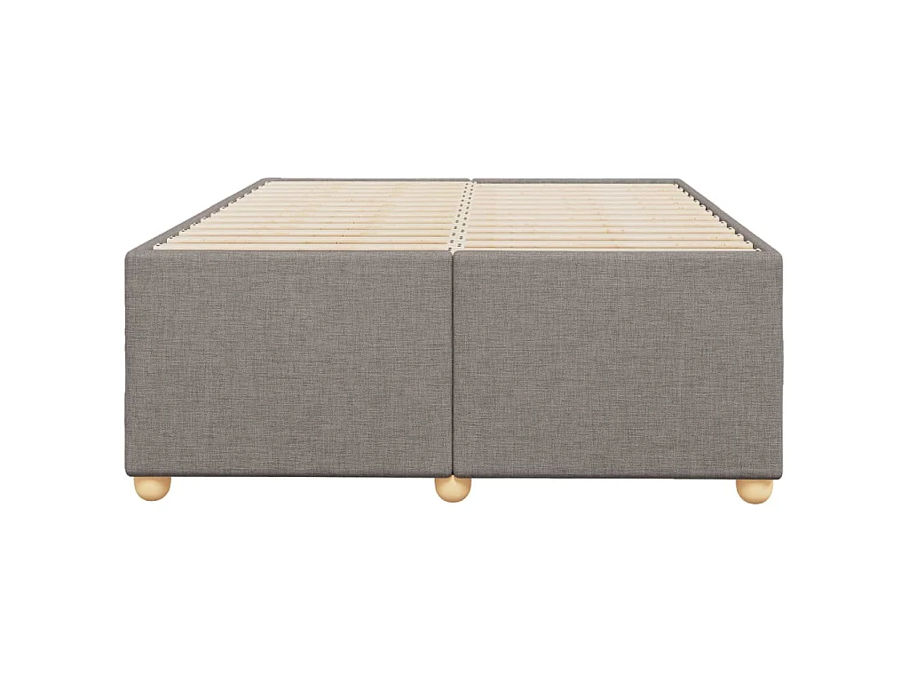 Bedframe zonder matras 120x200 cm stof taupe