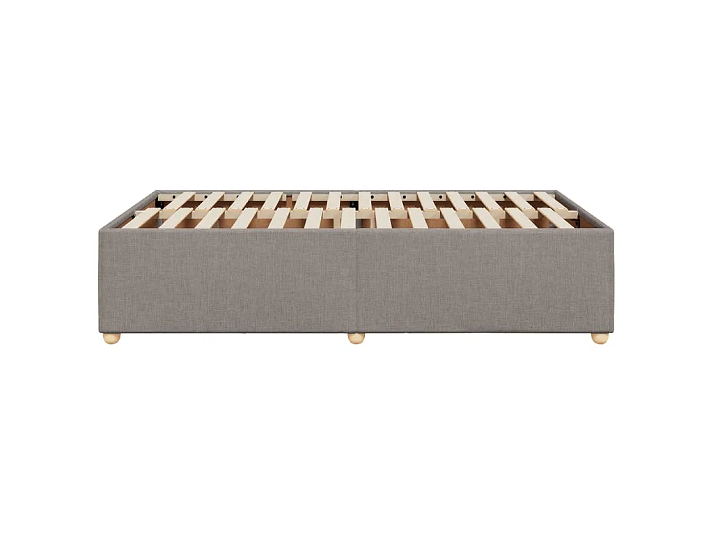 Bedframe zonder matras 120x200 cm stof taupe