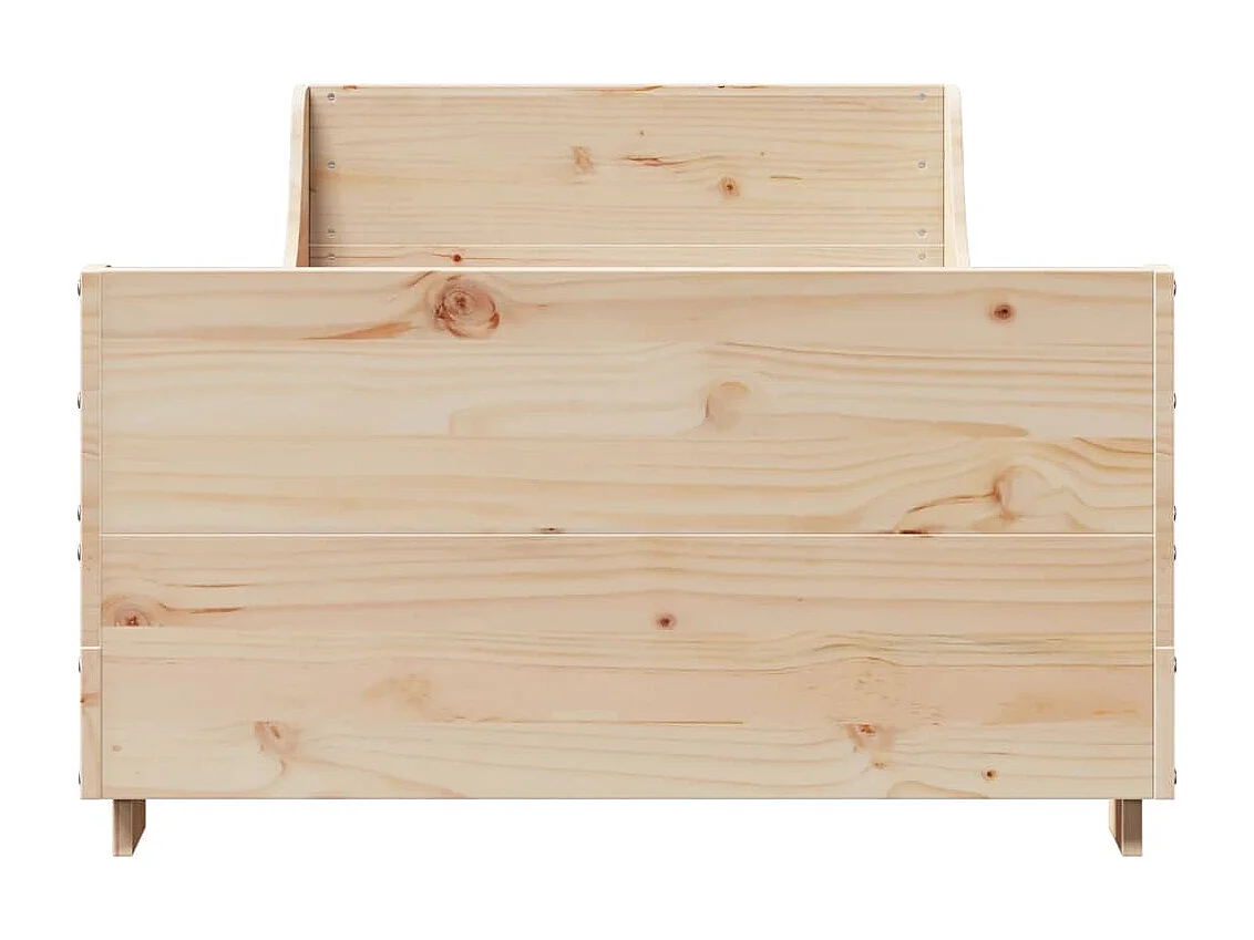 Bedframe zonder matras massief grenenhout 90x200 cm