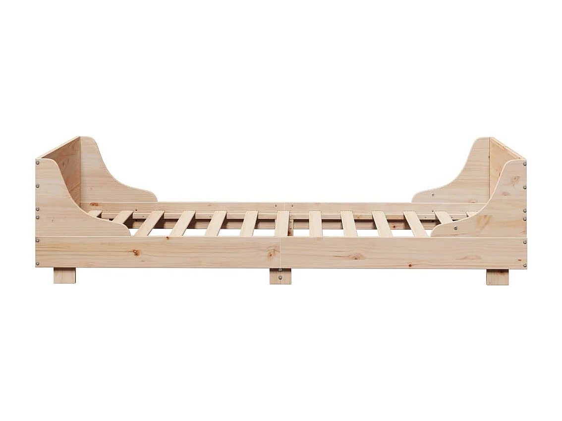Bedframe zonder matras massief grenenhout 90x200 cm