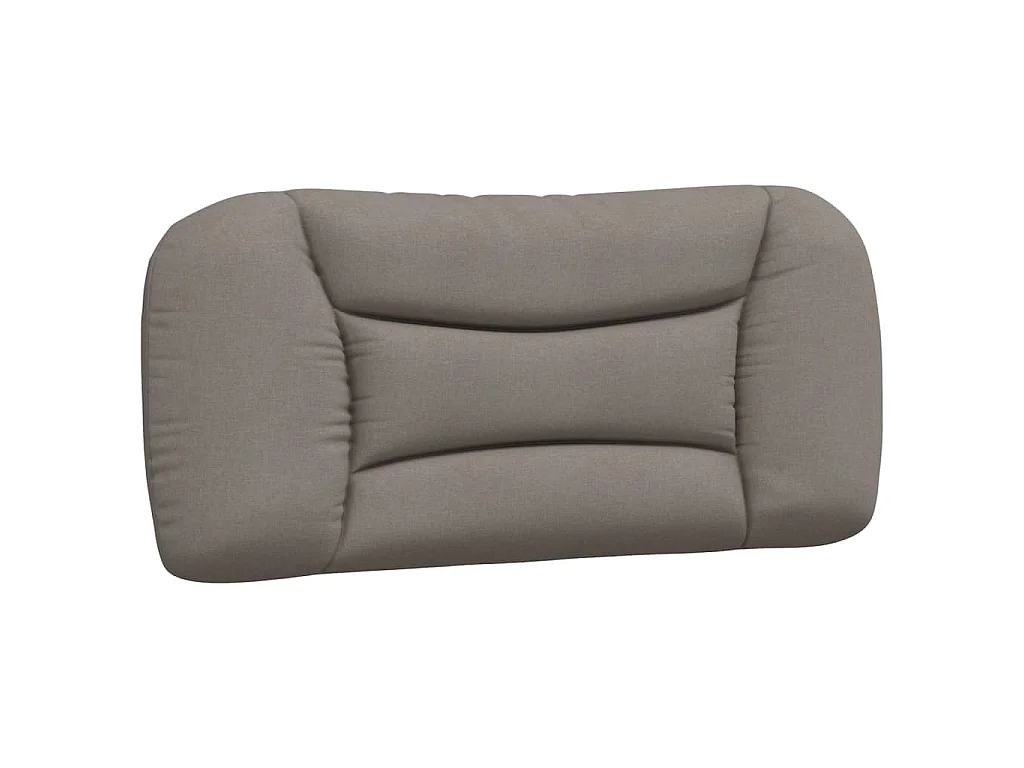 Bed met matras "Hvar" stof taupe 80x200 cm